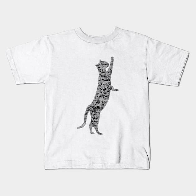 Fur the love of cats Kids T-Shirt by BusyDigiBee